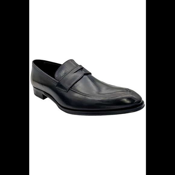 To Boot New York Men's Francis Penny Loafers Black - Medium - Picture 1 of 3